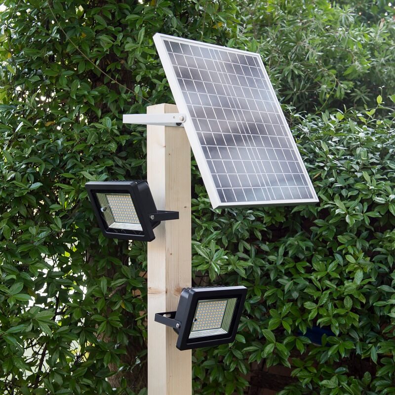Set de 4 luminaires solaires LED éclairage jardin lumière