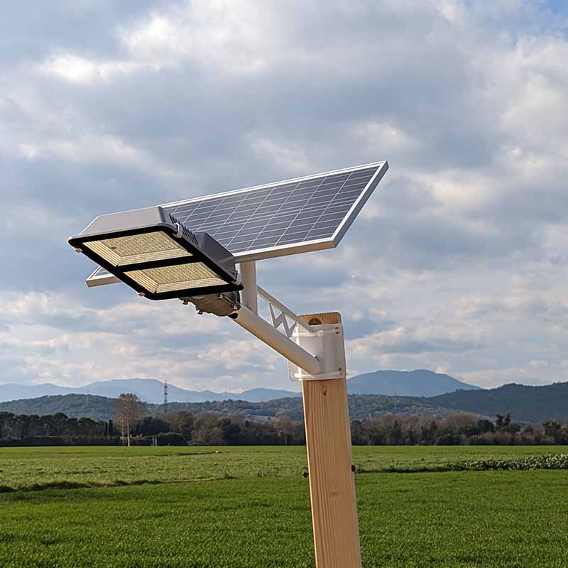 Farola solar 150w para jardin o exteriores