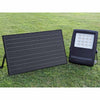 Projecteur Solaire 150W All-Black, Lumière Chaude 3000K / Lumière Blanche 6000K, Détecteur de Mouvement 
